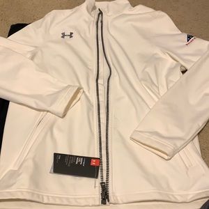 NWT UNDER ARMOUR - rain resistant golf zip up jacket